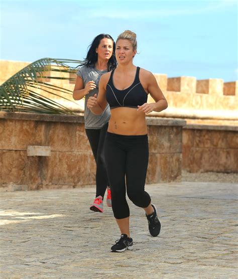 Gemma Atkinson In Spandex Out Jogging In Punta Cana Hawtcelebs