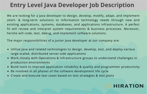 Java Developer Job Description 2022 Career Guide With Required Skills