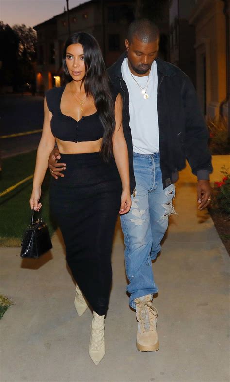 Kim Kardashian And Kanye West Do Date Night Twinning The Yeezy Way