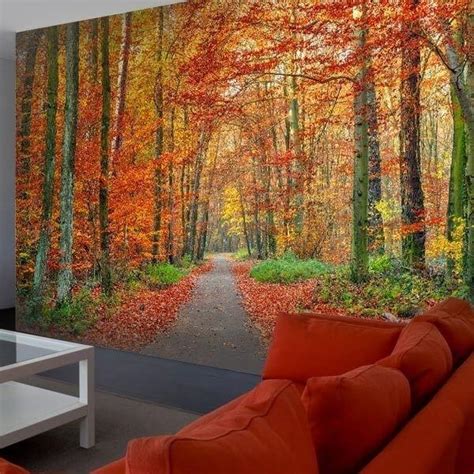 Autumn Forest Wall Mural