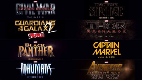 Marvel Announce Nine New Films To Their Lineup All Marvel Movies