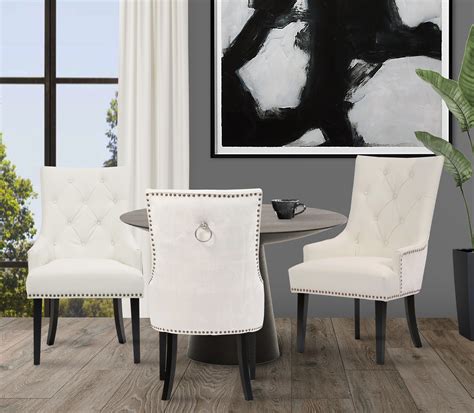 Maybe you would like to learn more about one of these? Chic Home Gilbert Dining Side Chair Button Tufted PU ...