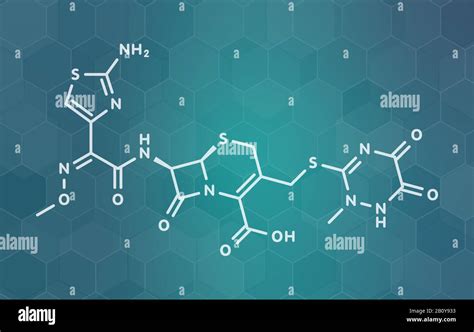 Ceftriaxone Antibiotic Drug Molecule Illustration Stock Photo Alamy