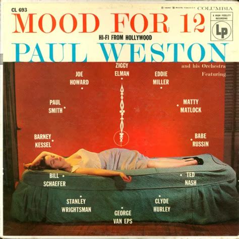 Paul Weston And His Mood For 12 Used Vinyl Record D16265a 1288