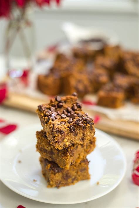 Pumpkin Chickpea Blondies Vegan Chickpea Recipes Two Spoons