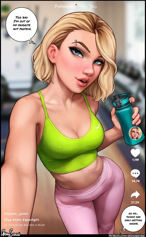 Gwen Stacy Marvel And 1 More Drawn By Aroma Sensei Danbooru