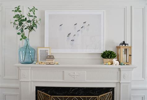 Rambling Renovators Fireplace Mantel Decor Ideas For Spring