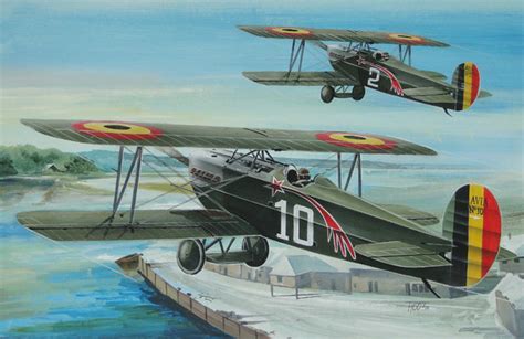 Avia Bh21 Czech Fighter And Training Aircraft Including Belgian