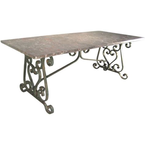 Wrought iron coffee table base #884700. wrought iron coffee table base Collection-1900 s French ...