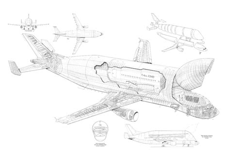 Airbus Cutaway Drawings In High Quality