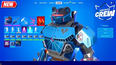 New Mecha Strike Commander Fortnite June Crew Pack シ Youtube