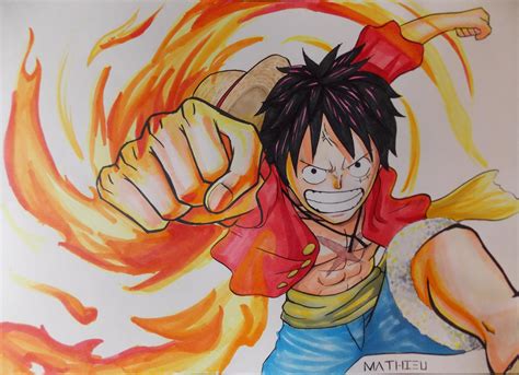 Monkey D Luffy One Piece Draw Drawing Dessin Illustration Porn Sex Picture