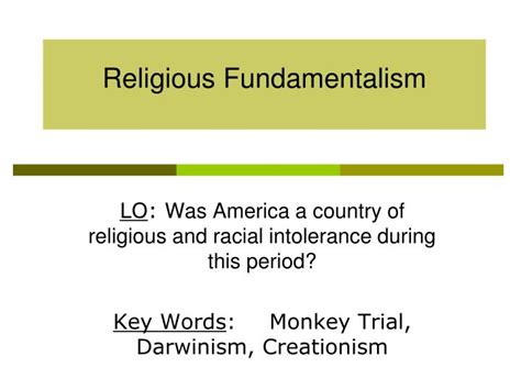 Ppt Religious Fundamentalism Powerpoint Presentation Free Download Id