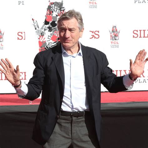 robert de niro immortalized in cement at chinese theatre