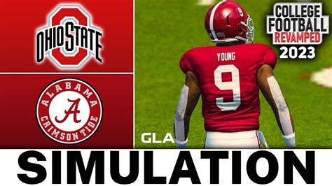 Ohio State Vs Alabama Simulation NCAA College Football Revamped