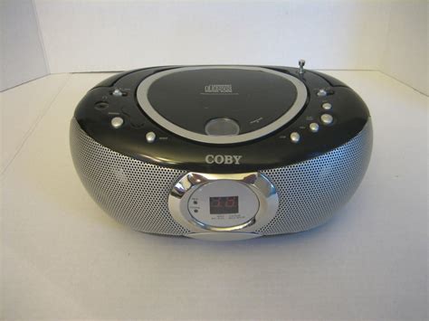 Coby Portable Compact Disc Digital Audio Amfm Stereo Cd Player Boombox