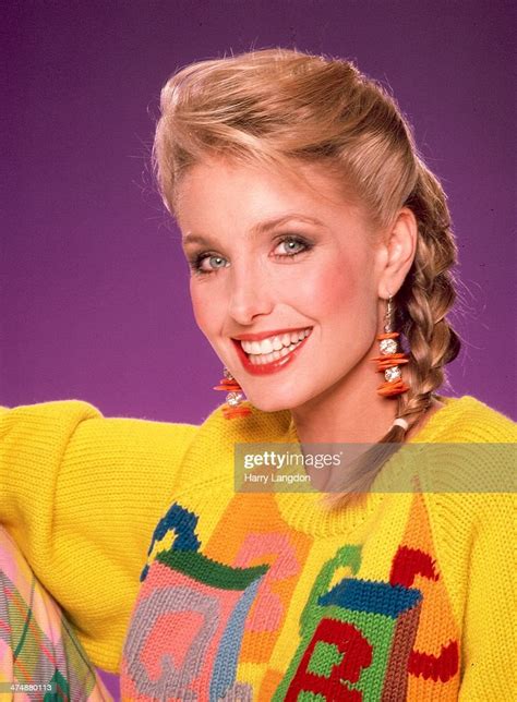 Actress Heather Thomas Poses For A Portrait In 1987 In Los Angeles