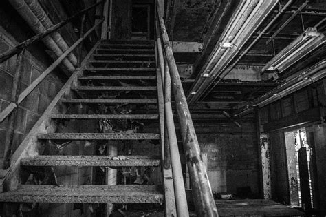 Free Images Grungy Black And White Structure Interior Building