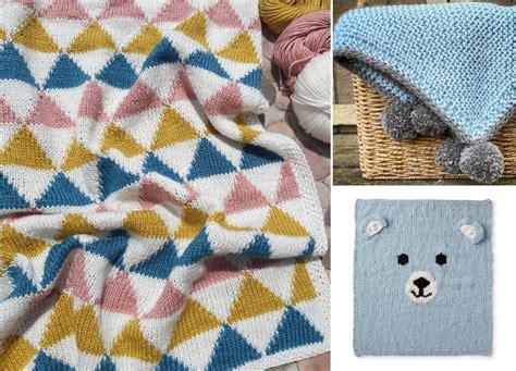 Beautiful Modern Knitted Baby Blankets Pattern Center