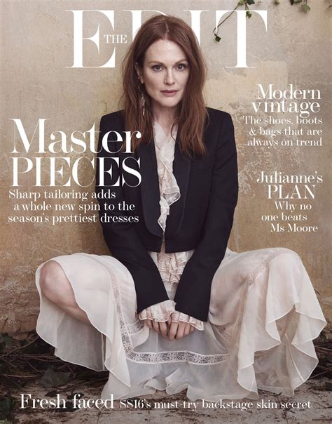 Smile Julianne Moore In The Edit Magazine May Th By Sebastian Kim