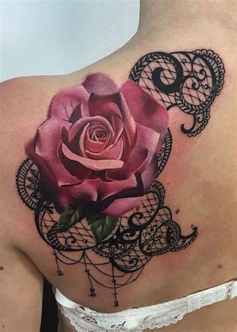 50 Beautiful Rose Tattoo Ideas Neck Tattoo Pink Rose Tattoos