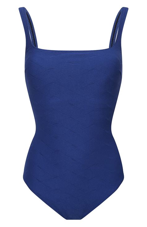 Женский синий слитный купальник Gottex купить в интернет магазине ЦУМ