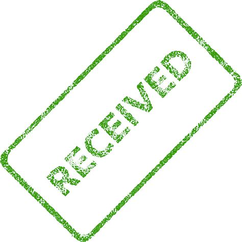 Received Stamp Approved Business Png Picpng