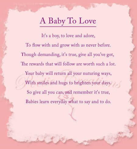 There is something about interacting with a baby that ignites something magical in all of us. Guess The Next Line Of Baby Shower Poem Game | Baby Shower ...