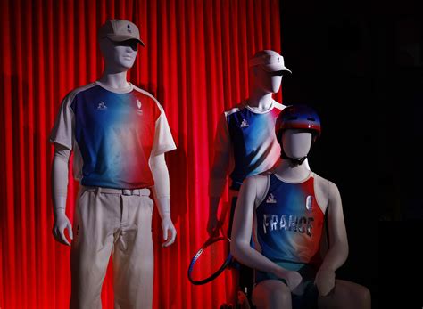 Chic Elegant Bright French Athletes Parade Kit For 2024 Olympics Reuters