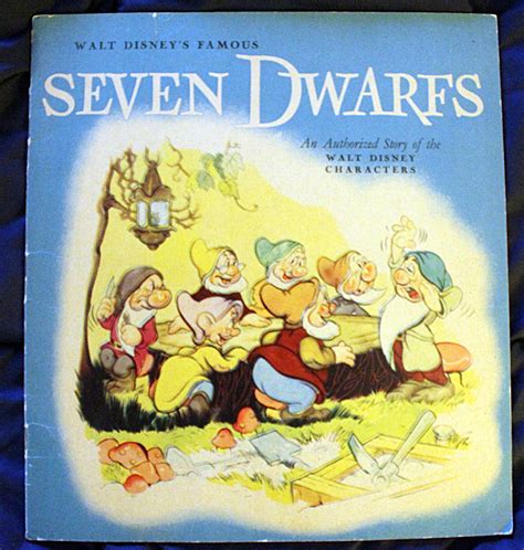 Filmic Light Snow White Archive 1938 Famous Seven Dwarfs Book