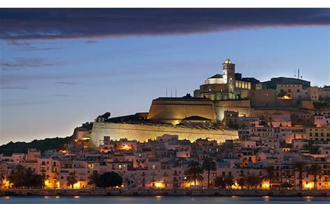 Dalt Vila At Night Augmented Ibiza