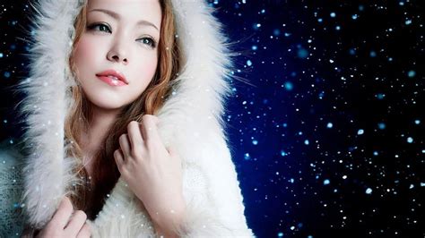 Namie Amuro Stars Model Japanese Sky Woman Singer Winter Girl Actress Hd Wallpaper