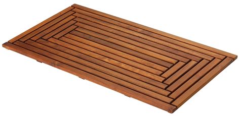 Bare Decor Giza Shower Spa Door Mat In Solid Teak Wood And Oiled Finish 355 X 1975 Learn