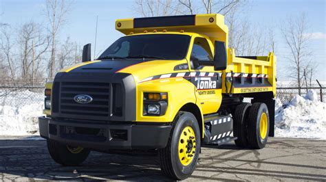Ford Highlights New F 650 And F 750 With Full Size Tonka Show Truck W
