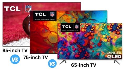 65 Vs 75 Vs 85 Inch Tv Size Comparison Display Wow