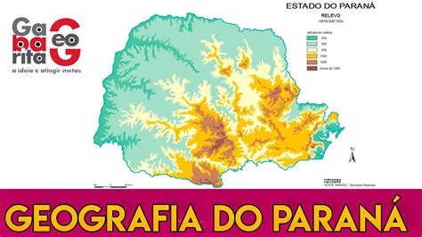 Mapa Do Parana Relevo