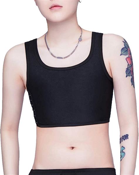 Aivtalk Tombabe Chest Binder Super Flat Elastic Tank Top For Lesbian FTM Transgender At Amazon