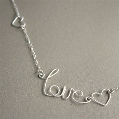 Etsy Love Necklace Love Necklace I Love Jewelry Necklace