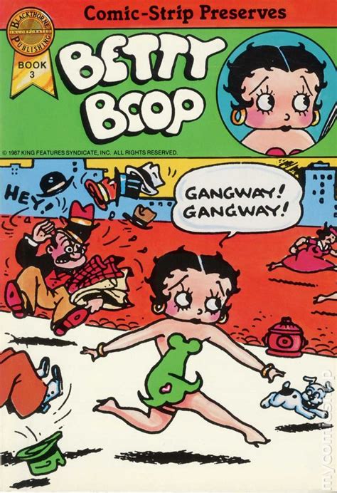 Betty Boop Tpb 1986 Blackthorne Comic Strip Preserves Comic Books