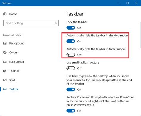 How To Hide Taskbar Windows 10 7 In Full Screen Video Games Auto