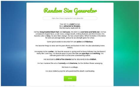 Random Sim Generator