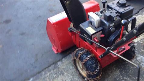 Snapper 522 Snow Blower With 5hp Tecumseh Hssk50 Engine Cold Start