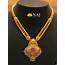 Simple Gold Necklaces By Naj Jewellery  Designs