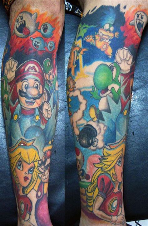Super Mario Bros Tattoo