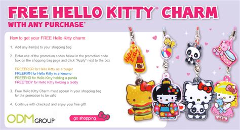 Sanrio Gwp Free Hello Kitty Charms