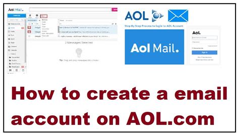How To Create A Email Account On Aol Com Youtube