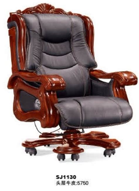 Buy leather office chair and get the best deals at the lowest prices on ebay! SJ1130 Deluxe Genuine Leather President Office Chair(id ...