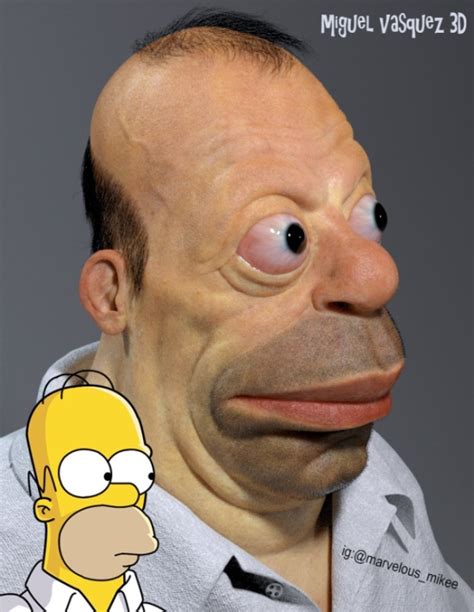 So Homer Simpson Would Look In Real Life 5 Pics