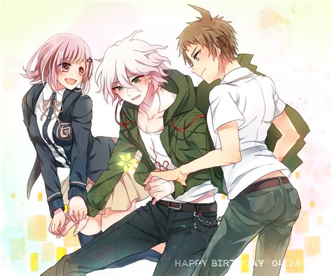 Nanami Chiaki Komaeda Nagito And Hinata Hajime Danganronpa And 2