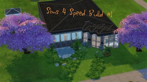 Sims 4 Speed Build 1 Cute Aesthetic Nature Home Youtube